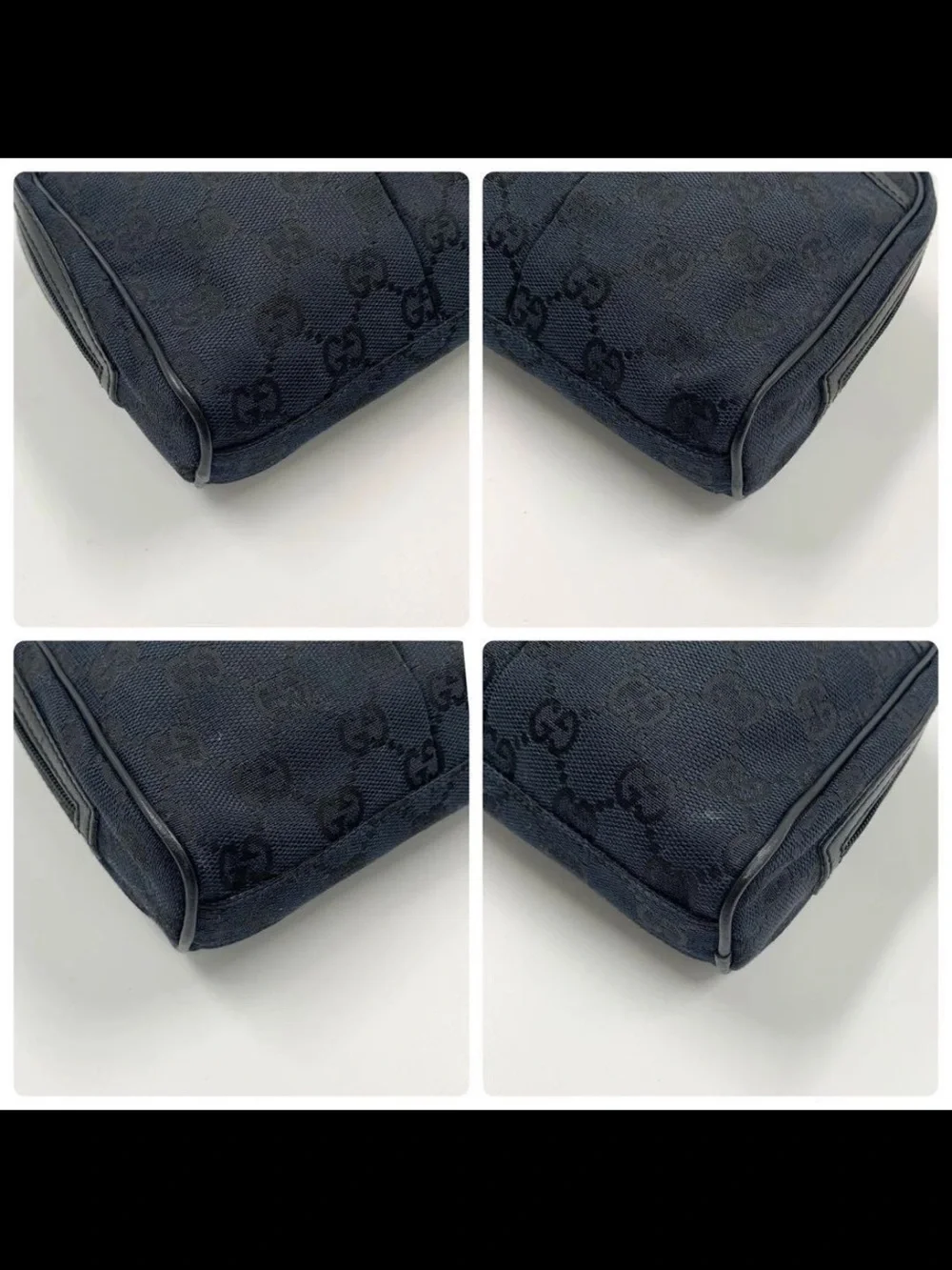 Gucci Black GG Monogram Canvas Top-Handle Briefcase